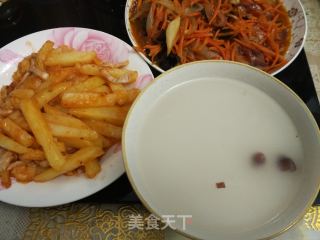 糖醋土豆条的做法步骤：3