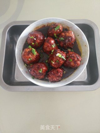 焦溜丸子（鸡肉版）的做法步骤：15