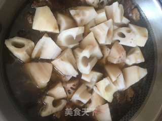 莲藕烧牛肉的做法步骤：12