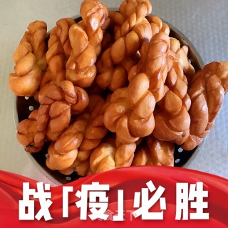 蜂蜜奶香大麻花的做法步骤：8