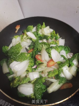 素炒小油菜的做法步骤：2