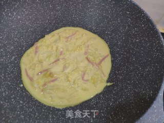 头菜鸡蛋饼的做法步骤：6