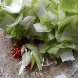 香菇奶白菜炒鸡蛋的做法步骤：4