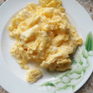 香菇奶白菜炒鸡蛋的做法步骤：7