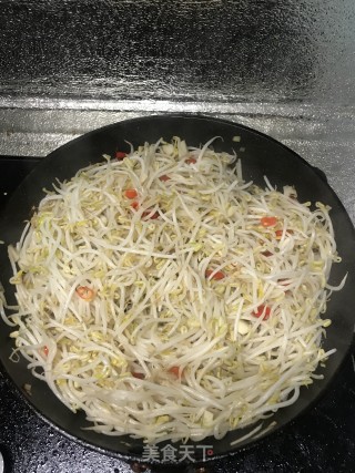 酸辣绿豆芽的做法步骤：3