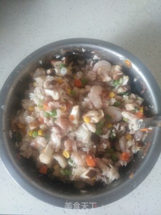 饺子皮版虾仁烧麦的做法步骤：6