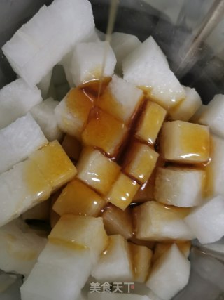 止咳化痰紫苏蜜白萝卜汁的做法步骤：1
