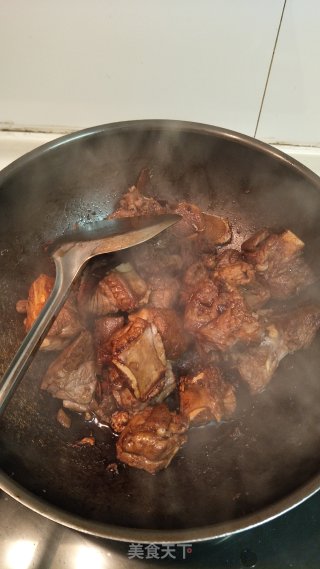 酸梅酱烧排骨的做法步骤：4