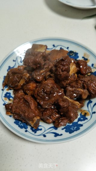 酸梅酱烧排骨的做法步骤：8