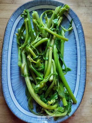 腊味炒辣菜的做法步骤：6