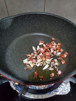 腊味炒辣菜的做法步骤：8