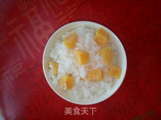 香甜红薯饭的做法步骤：5