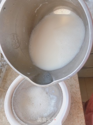 纯豆浆的做法步骤：4