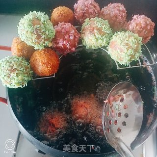 缤纷五彩球的做法步骤：4
