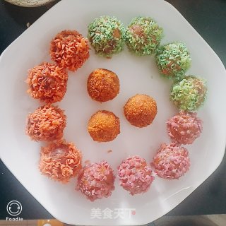 缤纷五彩球的做法步骤：7
