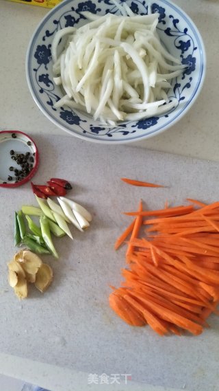 醋溜白菜的做法步骤：2