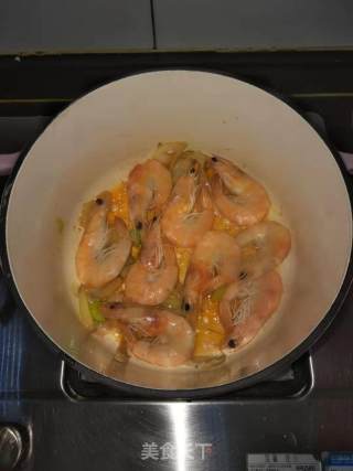 豆腐白菜鲜虾汤的做法步骤：1