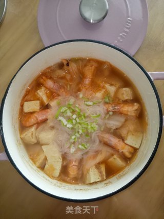 豆腐白菜鲜虾汤的做法步骤：6