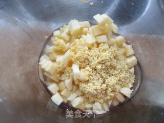 小米苹果糊的做法步骤：4