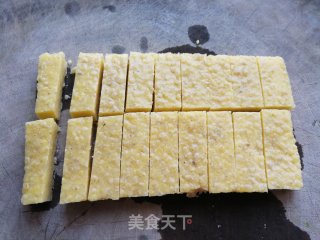 小米麻糍煎蛋的做法步骤：1