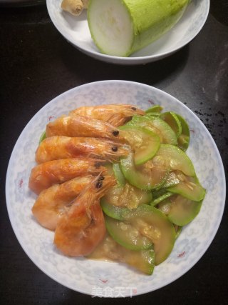 西葫芦烧鲜虾的做法步骤：4