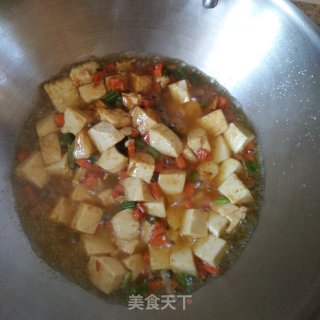 食蔬炖内酯豆腐的做法步骤：5