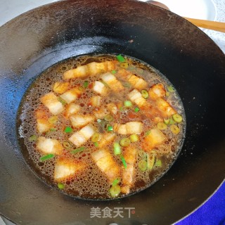 冻豆腐烧五花肉的做法步骤：8