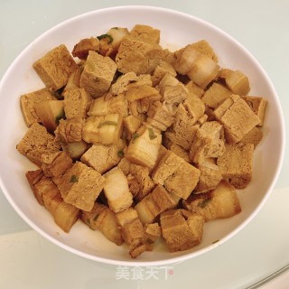 冻豆腐烧五花肉的做法步骤：11