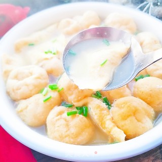 鱼脯蛋饺汤的做法步骤：6