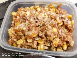 塌菜炒肉末玉米的做法步骤：2