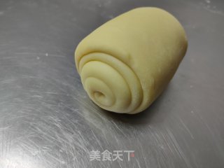 蛋黄奶香吐司的做法步骤：9