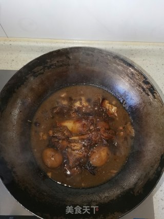 炖肘子烧菜花的做法步骤：3