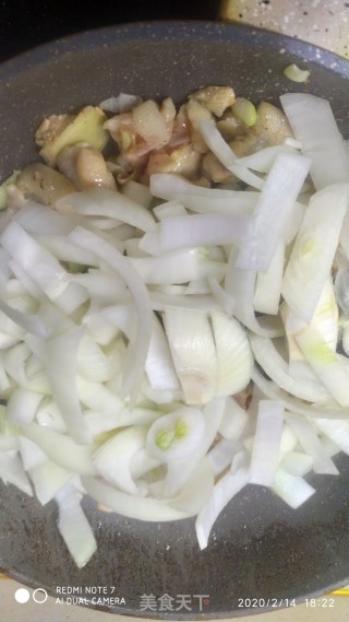 洋葱炒鸡肉的做法步骤：5