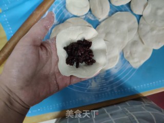 红豆卷的做法步骤：7