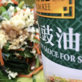 菠菜拌粉丝的做法步骤：17