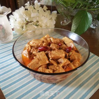 老干妈烧豆腐的做法步骤：7