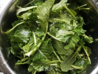 蒜香菜籽苗的做法步骤：2