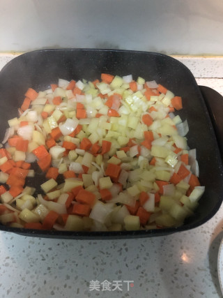 素食咖喱饭的做法步骤：2