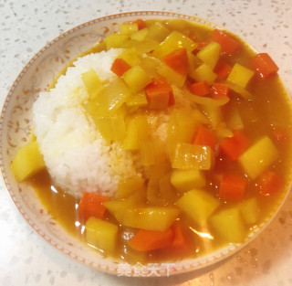 素食咖喱饭的做法步骤：5