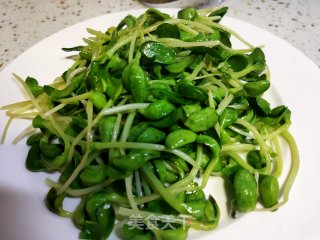 鸡丝炒豆苗的做法步骤：6
