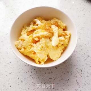 杏鲍菇炒鸡蛋的做法步骤：6