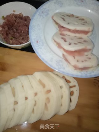 炸藕盒的做法步骤：2