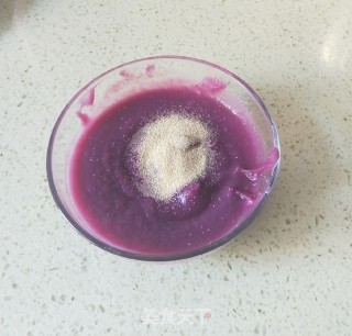 紫薯花样馒头的做法步骤：4