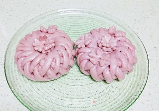 紫薯花样馒头的做法步骤：23