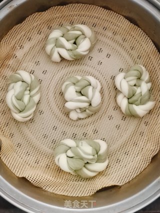 双色麻花馒头的做法步骤：11