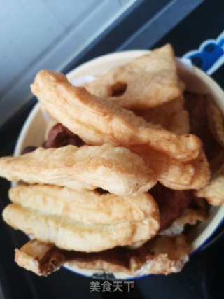 炸油条糖油饼的做法步骤：14