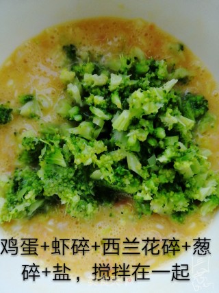 宝宝辅食，卡通胡萝卜虾饼的做法步骤：4