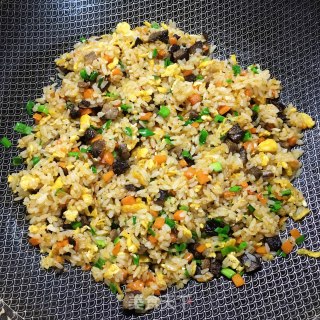 辣酱牛肉炒饭的做法步骤：10