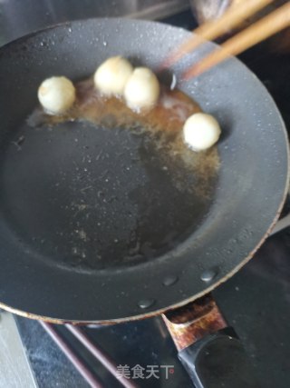 鹌鹑蛋珍珠丸子的做法步骤：7