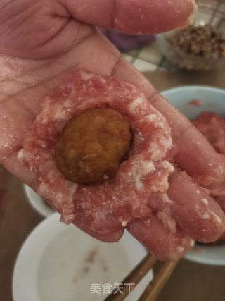 鹌鹑蛋珍珠丸子的做法步骤：14